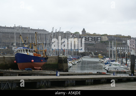 Queen Anne's battery près de la barbacane plymouth Devon, Angleterre Royaume-uni Grande-Bretagne Europe Banque D'Images