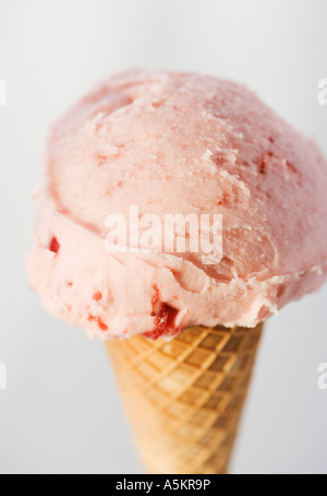 Close up of ice cream cone Banque D'Images