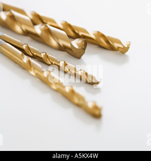 Close up of assorted drill bits Banque D'Images