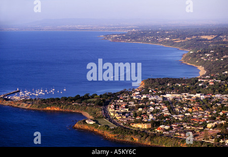 Par antenne, Mornington, "Port Phillip Bay", Victoria, Australie, Banque D'Images