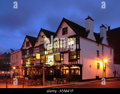 La Llandoger Trow Pub à Bristol en Angleterre Banque D'Images