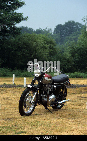 Triumph BONNEVILLE 650 de 1968 Banque D'Images