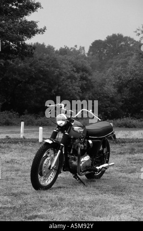 Triumph BONNEVILLE 650 de 1968 Banque D'Images