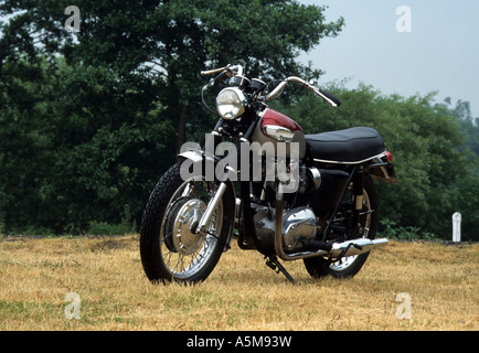 Triumph BONNEVILLE 650 de 1968 Banque D'Images