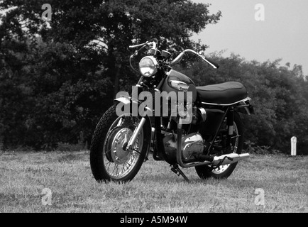 Triumph BONNEVILLE 650 de 1968 Banque D'Images