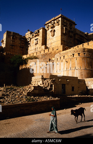 Fort de Jaisalmer, Rajasthan, India Banque D'Images