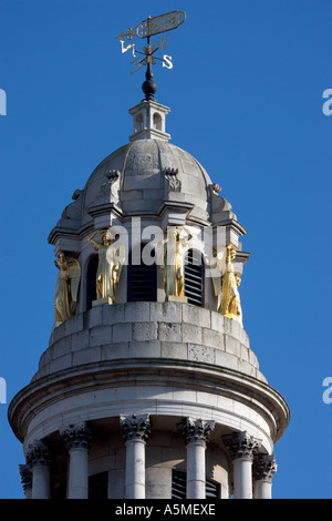 Spire Détail St Marylebone Parish Church London England Banque D'Images