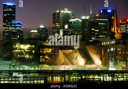 Federation Square, Melbourne Banque D'Images