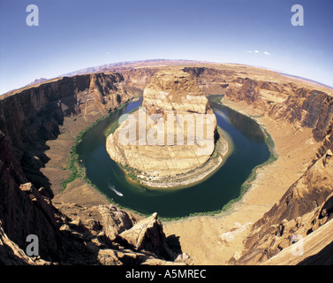 Horseshoe Bend près de Page en Arizona USA Banque D'Images