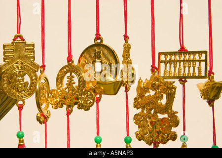 Les éléments de décoration du nouvel an chinois Banque D'Images