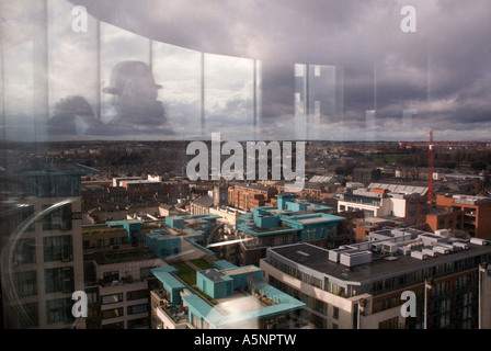 La tour d'observation, Smithfield Market, Irlande Banque D'Images