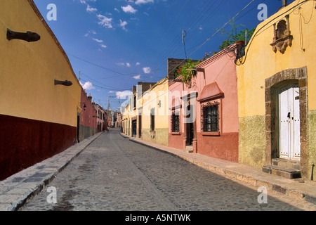 Recreo street, Paseo del Chorro, San Miguel de Allende, Mexique Banque D'Images