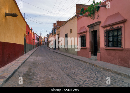 Recreo street, Paseo del Chorro, San Miguel de Allende, Mexique Banque D'Images