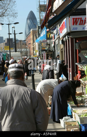 Whitechapel Road Market, East London Banque D'Images