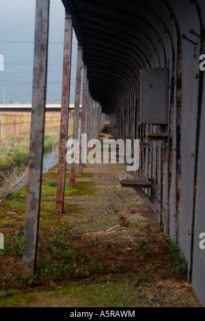 La portée de tir à Rainham Marsh qui est maintenant désaffectée. 6139 Banque D'Images