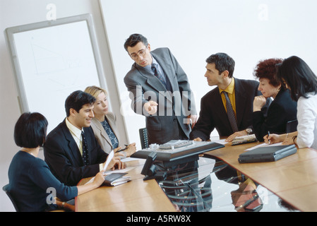 Réunion d'affaires dans la salle de conférence Banque D'Images