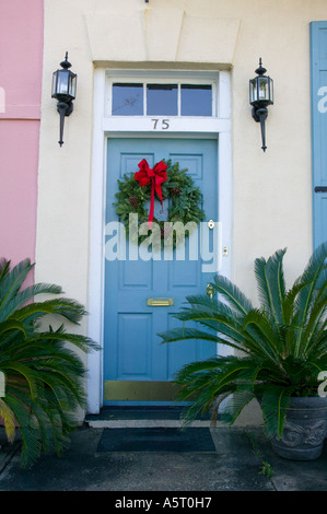 Sur la porte de Couronnes de Charleston en Caroline du Sud Banque D'Images