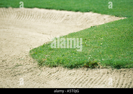 Fosse de sable, close-up Banque D'Images