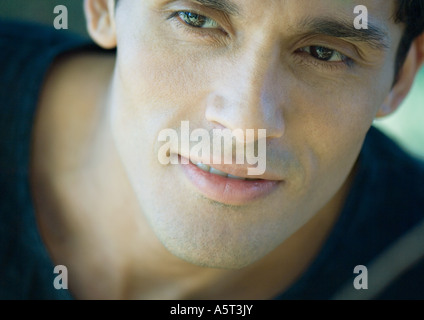 Visage de l'homme, close-up, portrait Banque D'Images