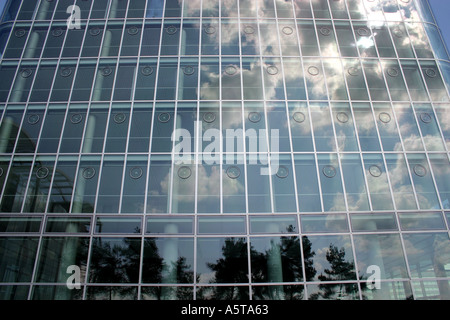 Uptown Munich Tour et bâtiments du campus Munich Munich Bavaria Allemagne Banque D'Images