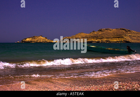 Plage à Oman Banque D'Images