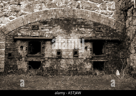 Fours de vieux four en argile, vallée de Luxulyan Cornwall Banque D'Images