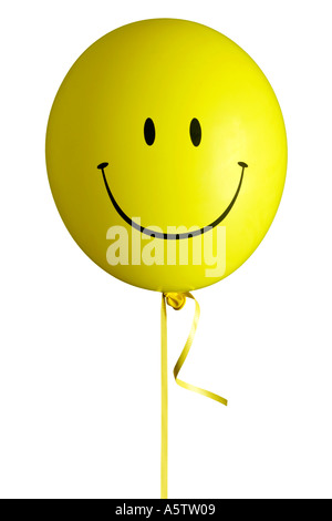 Smiley face balloon Banque D'Images