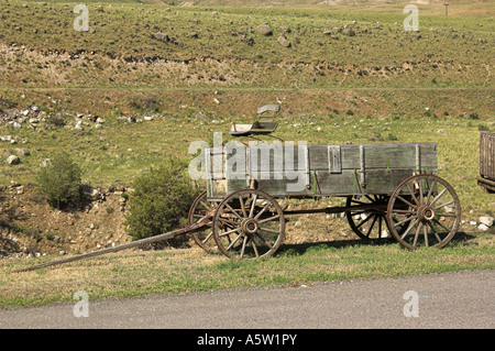 Wagon à Gardiner, Motana Banque D'Images