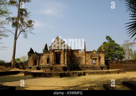Prasat Mueang Tam temple Khmer à Buriram Thaïlande Banque D'Images