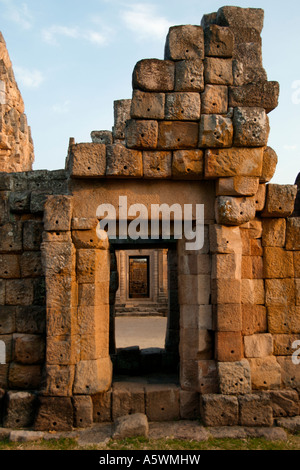 Phanom Rung temple Khmer à Buriram en Thaïlande Banque D'Images