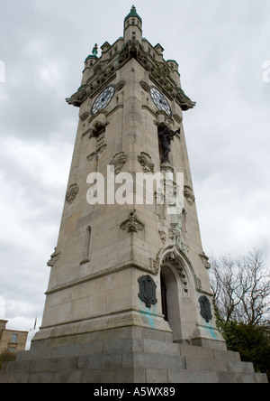 Whitehead Memorial Clock Tower à bury lancashire royaume-uni Banque D'Images