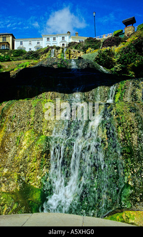 Les jardins rocheux sur le front de l'île de Wight Ventnor Hampshire UK Banque D'Images