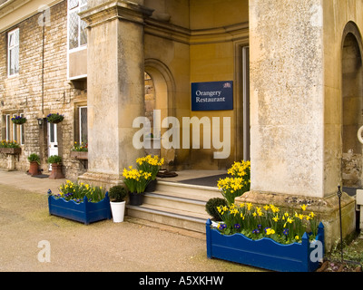 Entrée du Restaurant Orangery à Bughley House, Stamford Lincolnshire UK Banque D'Images