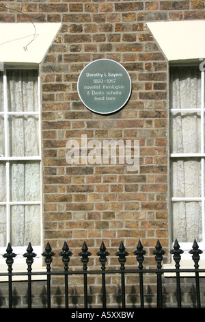 La maison de de Dorothy Sayers, Witham, Essex, Angleterre, RU Banque D'Images