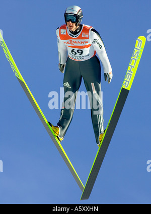 Andreas KUETTEL Schweiz Skisprung Weltcup Oberstdorf am 28 01 2007 Banque D'Images