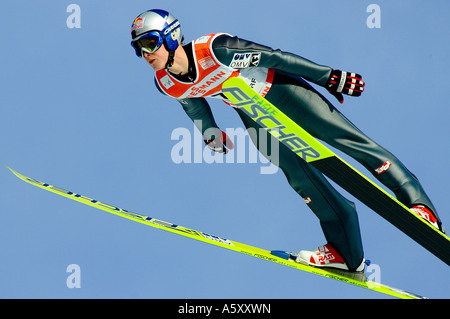 Thomas Morgenstern Österreich Skisprung Weltcup Oberstdorf am 28 01 2007 Banque D'Images