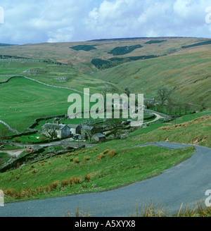 Ferme près de Darnbrook Littondale, Yorkshire Dales National Park, North Yorkshire, Angleterre, Royaume-Uni. Banque D'Images