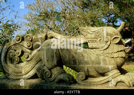 L'État de Rakhine au Myanmar statue Mrauk U Banque D'Images