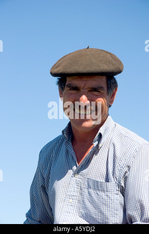 Cowboy Gaucho près de Necochea, Argentine. Banque D'Images