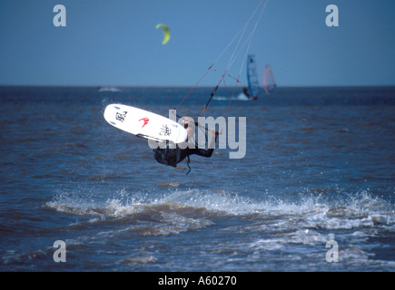 La concurrence concurrent windfest kite surf East Anglia norfolk hunstanton england uk Banque D'Images