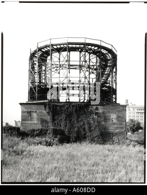 Anciennes montagnes russes il était une fois situé à Coney Island New York USA Banque D'Images