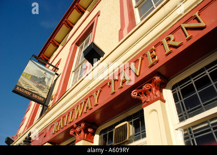 La gare de Stratford London Tavern Banque D'Images