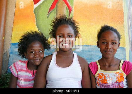 Les juges Painet1748 Namibie enfants enfants de nombreux orphelins du sida séropositif bernard nordkamp youth Centre Katatura noir Banque D'Images