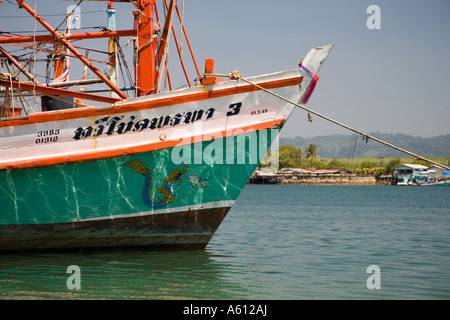 Bateau de pêche Phuket Thaïlande Banque D'Images