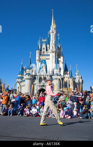 Interprète de Disney Dreams come true Parade, Magic Kingdom, Disney World, Orlando, Floride, USA Banque D'Images