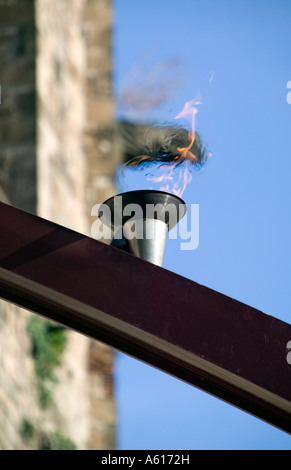 Flamme éternelle monument à la mémoire des victimes du siège de de les Moreres Des Bous, 129 Barcelone Born Barcelone Espagne Banque D'Images