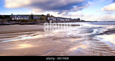 Plage de Sandend, près de Banff dans le Nord Est de l'Ecosse Banque D'Images