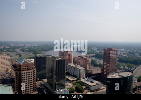 Hartford city skyline de haute tour Banque D'Images