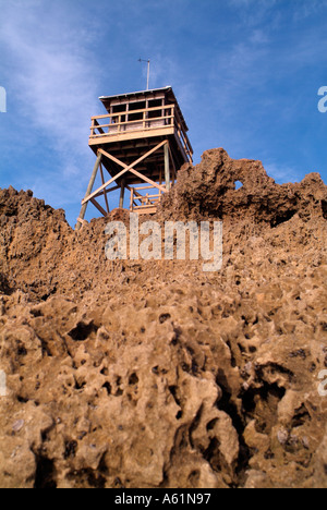 Gilbert s Bar maison de refuge museum Hutchinson Island Stuart Florida coast Martin Comté watchtower Banque D'Images