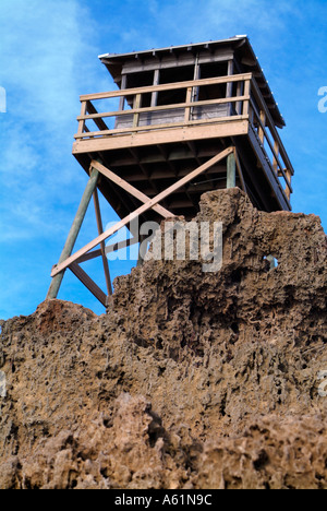 Gilbert s Bar maison de refuge museum Hutchinson Island Stuart Florida coast Martin Comté watchtower Banque D'Images